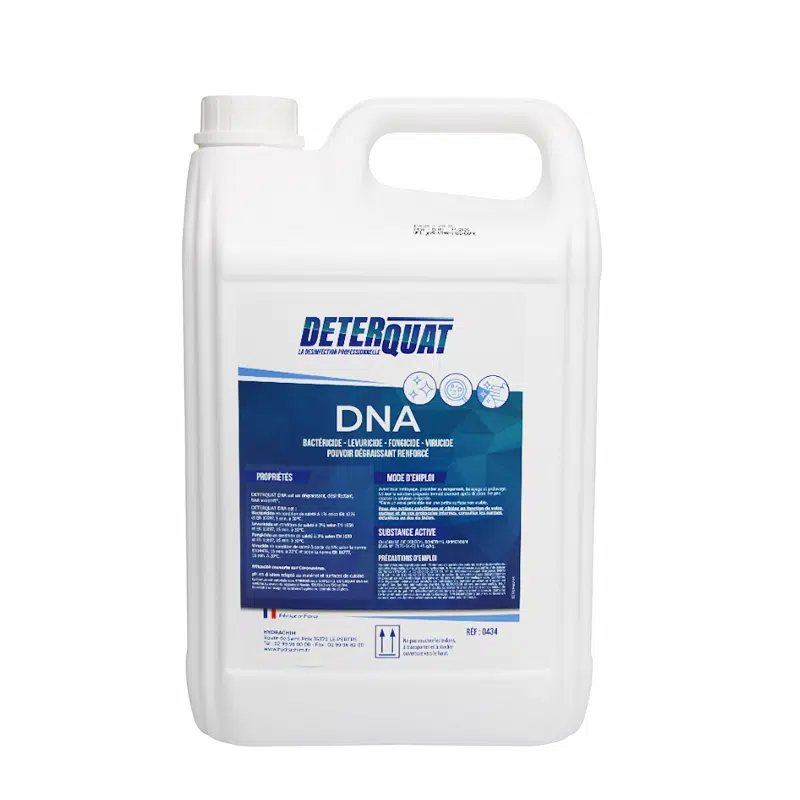 Dégraissant désinfectant utilisation manuel ou en centrale hygiene bidon 5 L