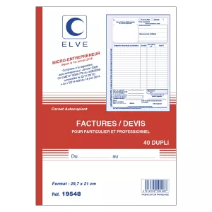 Carnet factures / devis