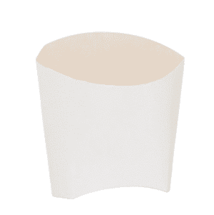 250 medium-sized greaseproof pockets for French fries 123 x 130 mm