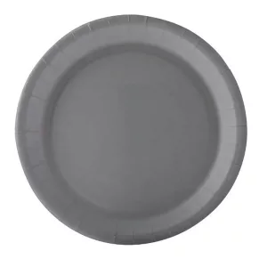 Assiette carton grise