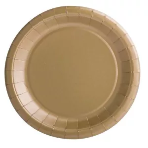 Assiette carton or