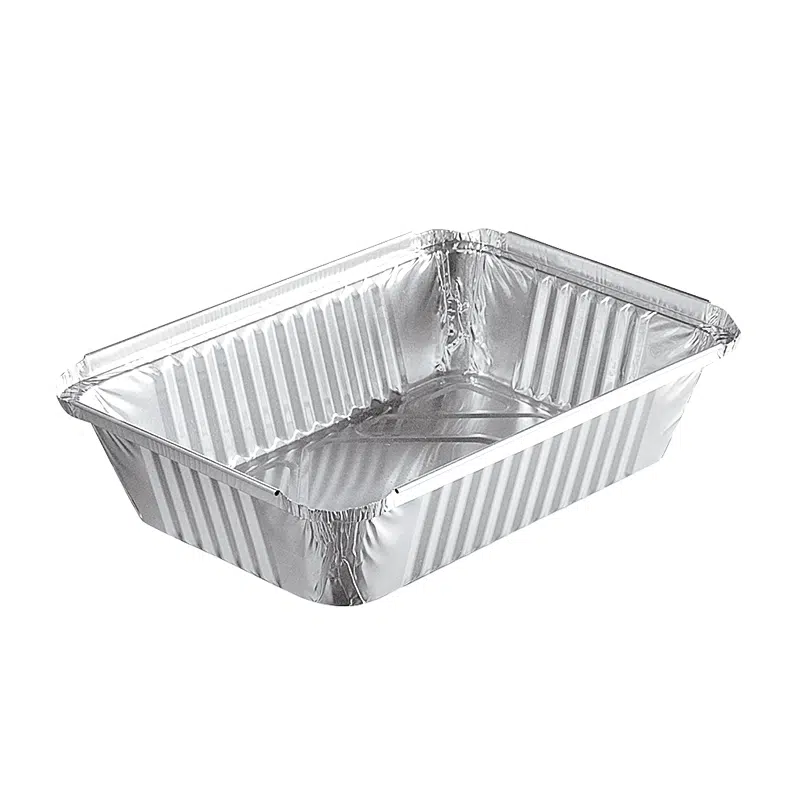 Barquette aluminium couvercle séparé operculable 1070ml par 100