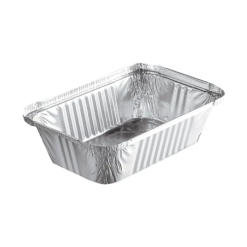Barquette aluminium couvercle séparé operculable 900ml par 100