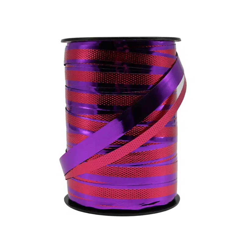 Bolduc rose / violet “Duo Listel” 100m x 12.5mm