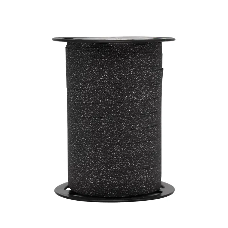 Bolduc noir brillant “lido” 100m x 10mm
