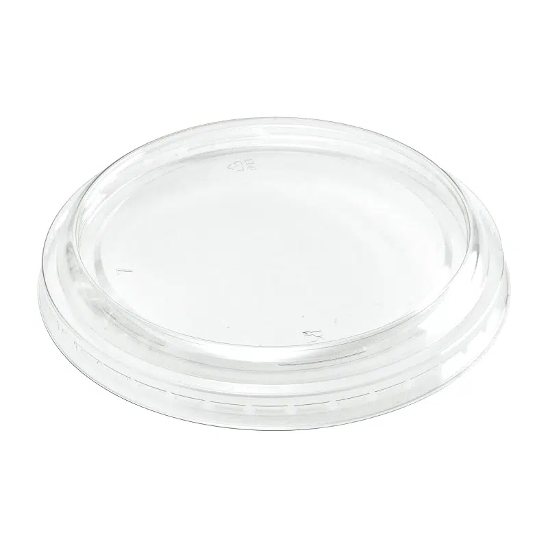Couvercle plastique pour pots ronds rPET par 45