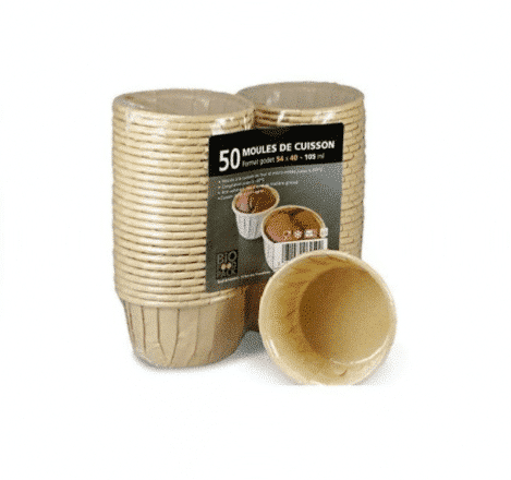 50 paper baking cups 105 ml