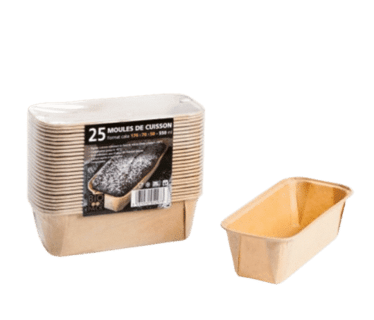 25 formas de papel vegetal 550 ml