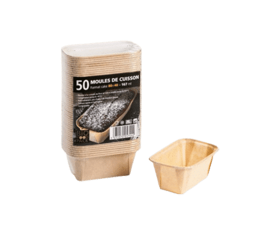 50 paper baking cups 167 ml