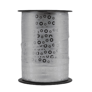 Silver bolduc spool “Hendrix” 225m x 10mm