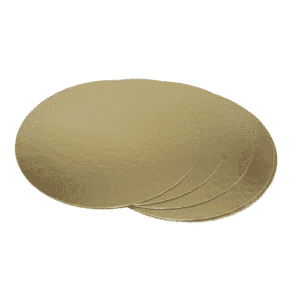 Gold cake rounds