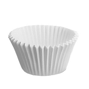 1000 caixas redondas pregueadas brancas “passe partout” 50 x 33 x 21 mm