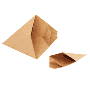 cornets carton avec emplacement sauce