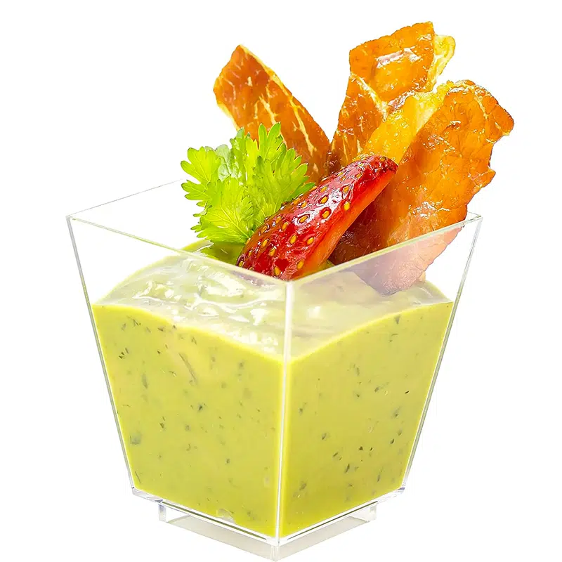 Verrine plastique “coadry20” 200 ml par 20
