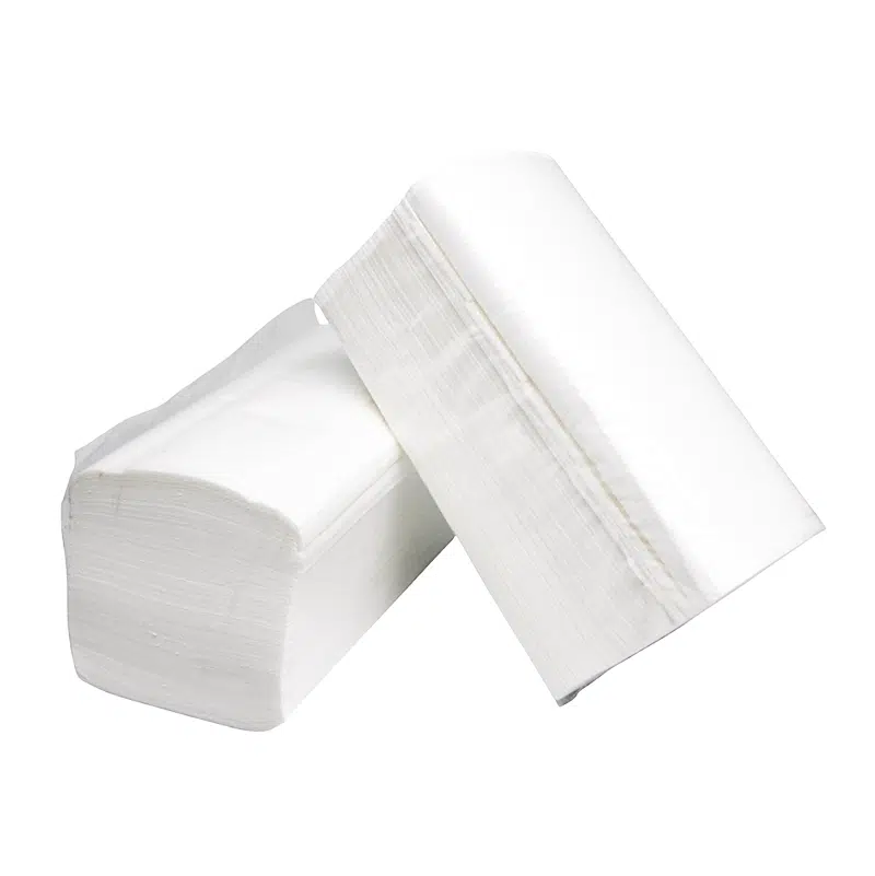 150 toallas de mano de 2 capas en Z 20,6 x 24 cm