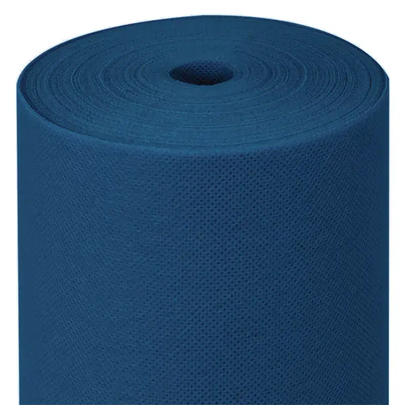 Rollo de mantel de papel no tejido azul marino 1,20 x 25 m