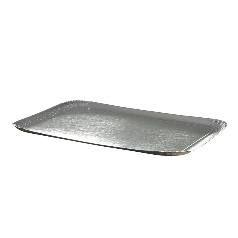 Plateau traiteur argent 28 x 42 cm par 25