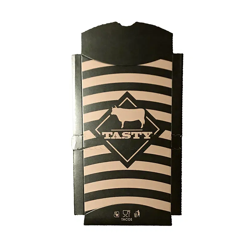 Pochette tacos carton déchirable par 50