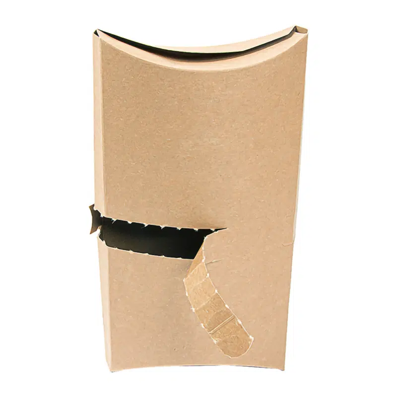 Pochette tacos carton déchirable kraft par 100
