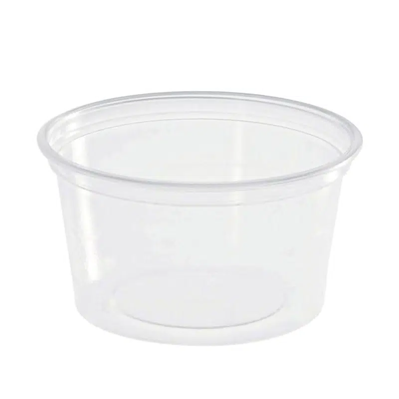 100 pots ronds en PP 250 ml