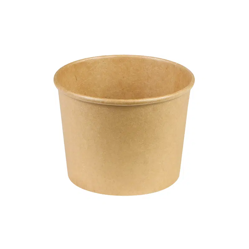 Pot à soupe kraft 237 ml par 25