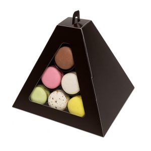 Etui pyramide macarons