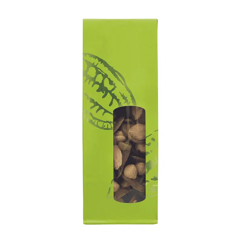 Sachet confiseries papier citron vert 70 + 40 x 200 mm par 50