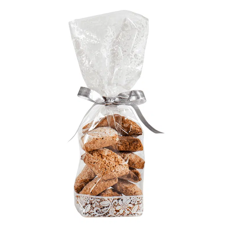 Sachet confiseries dentelle blanche 120 x 260 mm par 100