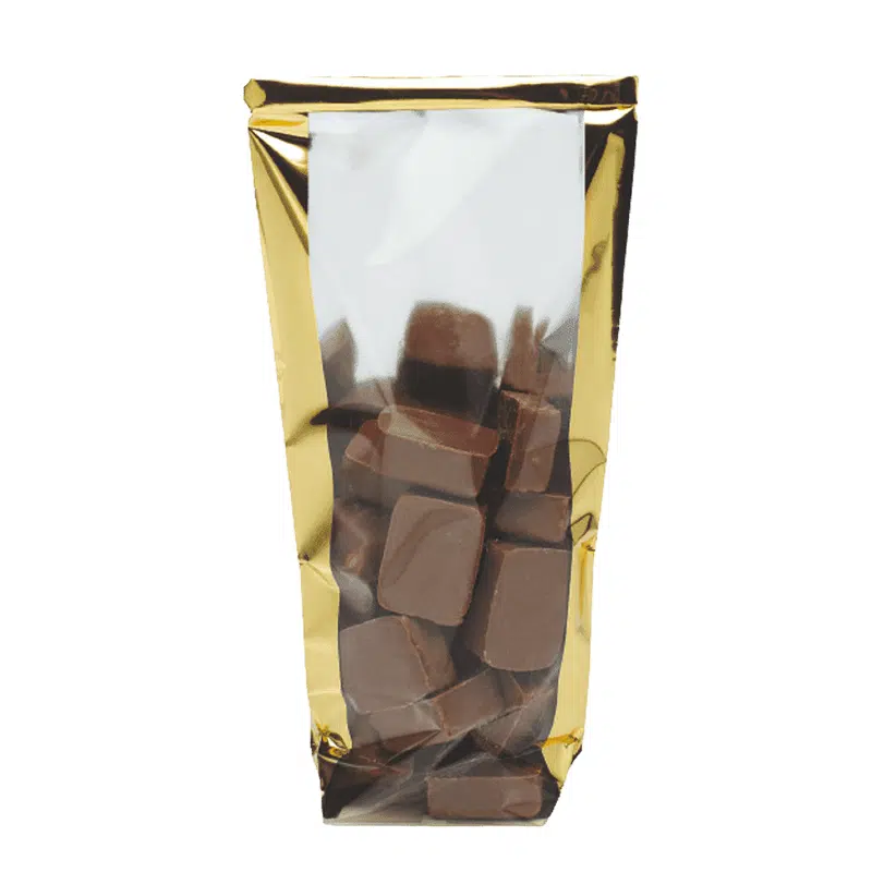 Sachet confiseries lingot d’or 120 x 275 mm par 100