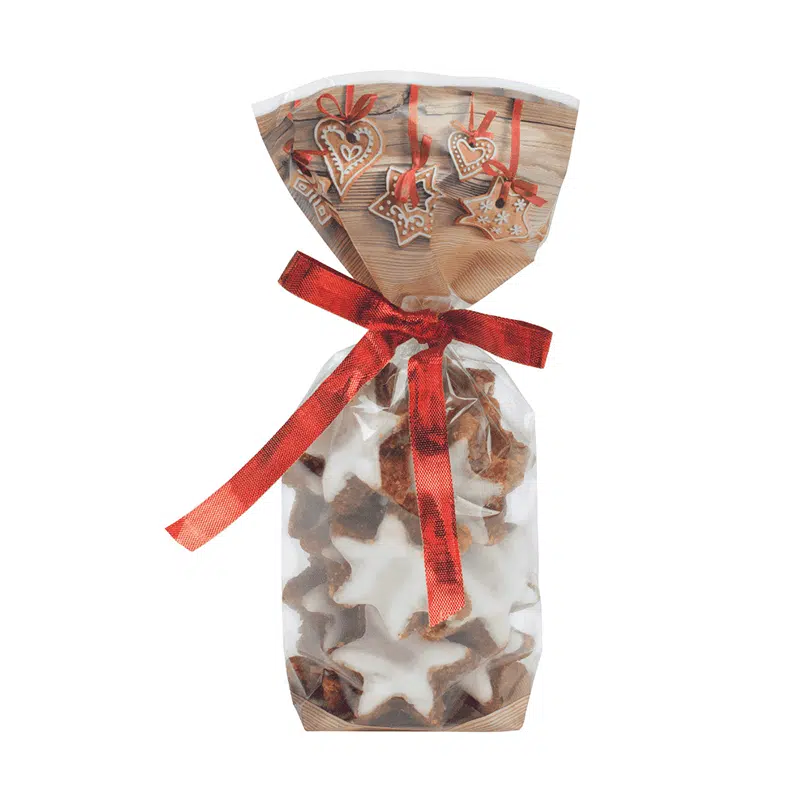 Sachet confiseries noël “Pain d’épices” 120 x 275 mm par 100
