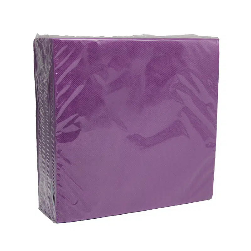 Servilleta con relieve ciruela 38 x 38 cm por 40
