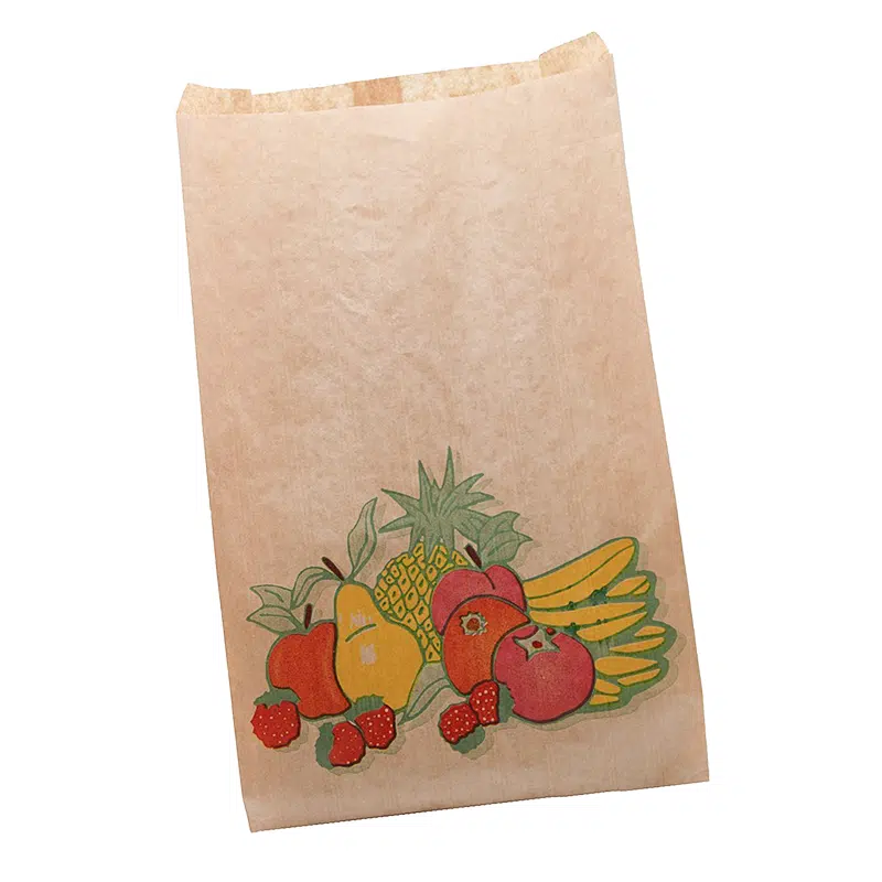 Sac à fruits en kraft WS 3 kg 20 + 9 x 36 cm par 1000