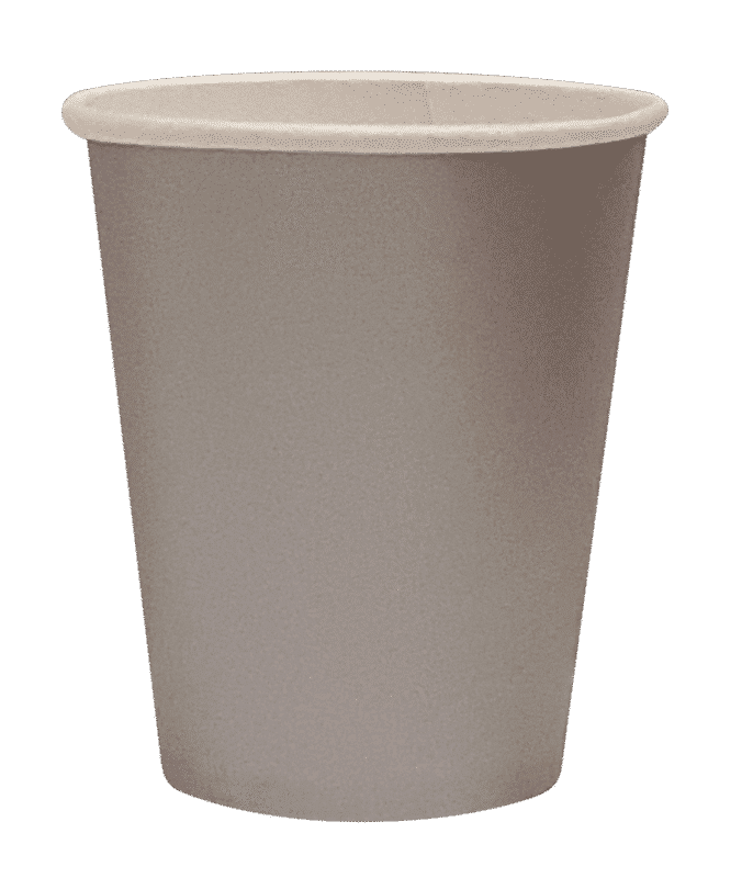 20 cl silver cardboard cup, 25