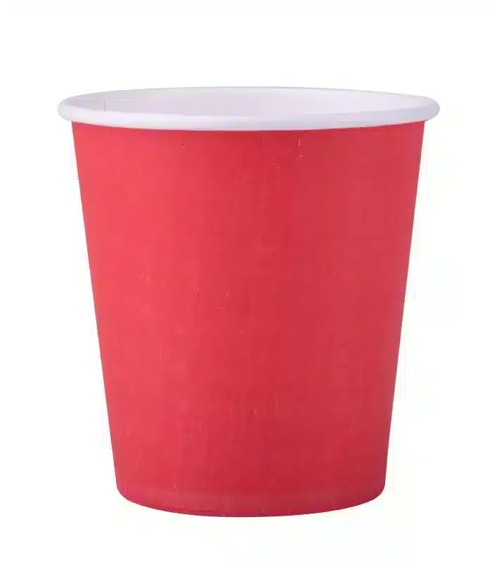 25 gobelets carton rouges 20 cl