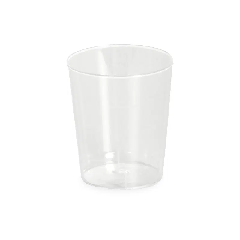 Verrines plastique “verre rond” 20 ml lot de 50