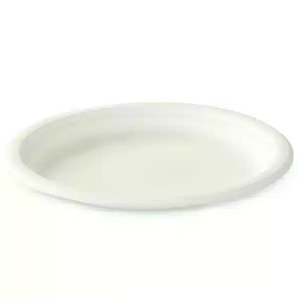 50 placas biodegradáveis de 22 cm