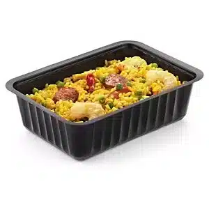 Black sealable trays