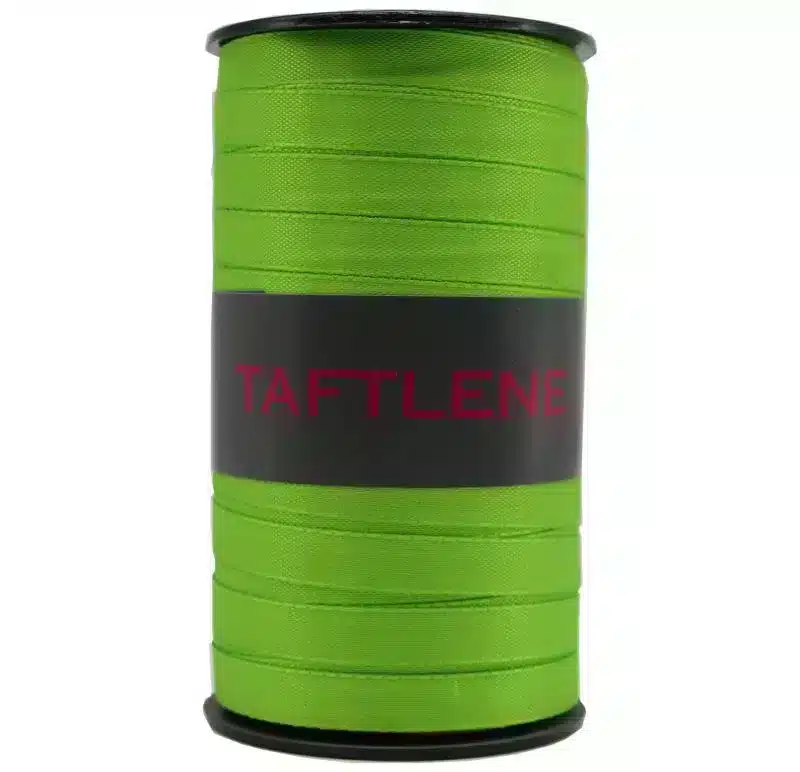 Bobine tissue vert clair « Taftlène » 50m x 10mm