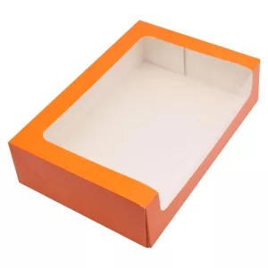 boîtes oranges 25 macarons