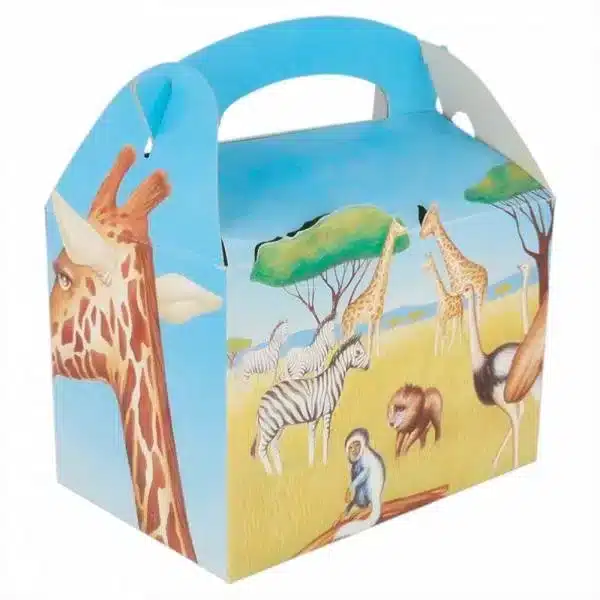 50 cajas infantiles con asa 17 x 16 x 10 cm