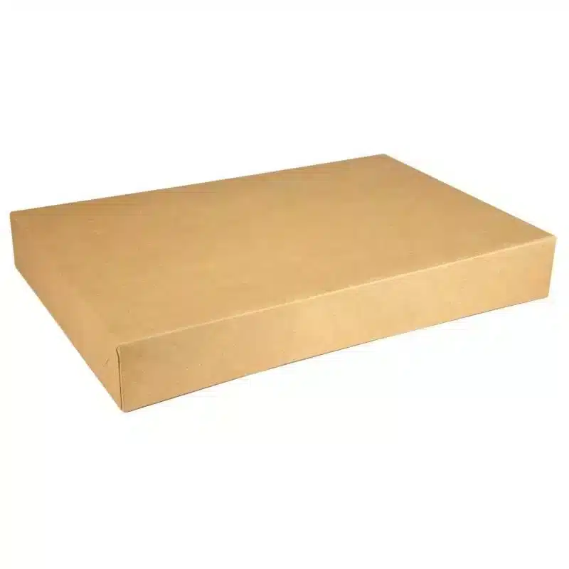 25 rechteckige Kraftkartons für Feinkost 34.5 x 25.8 x 6 cm