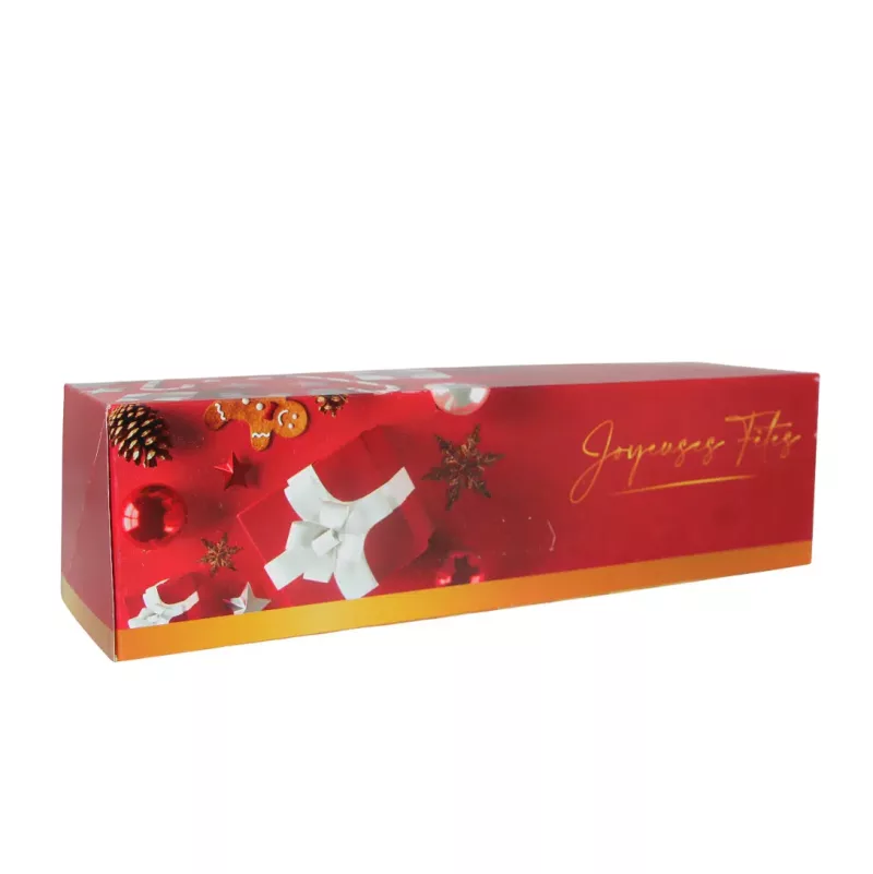 25 caixas de troncos “Sweet Christmas” 35 x 11 x 10 cm