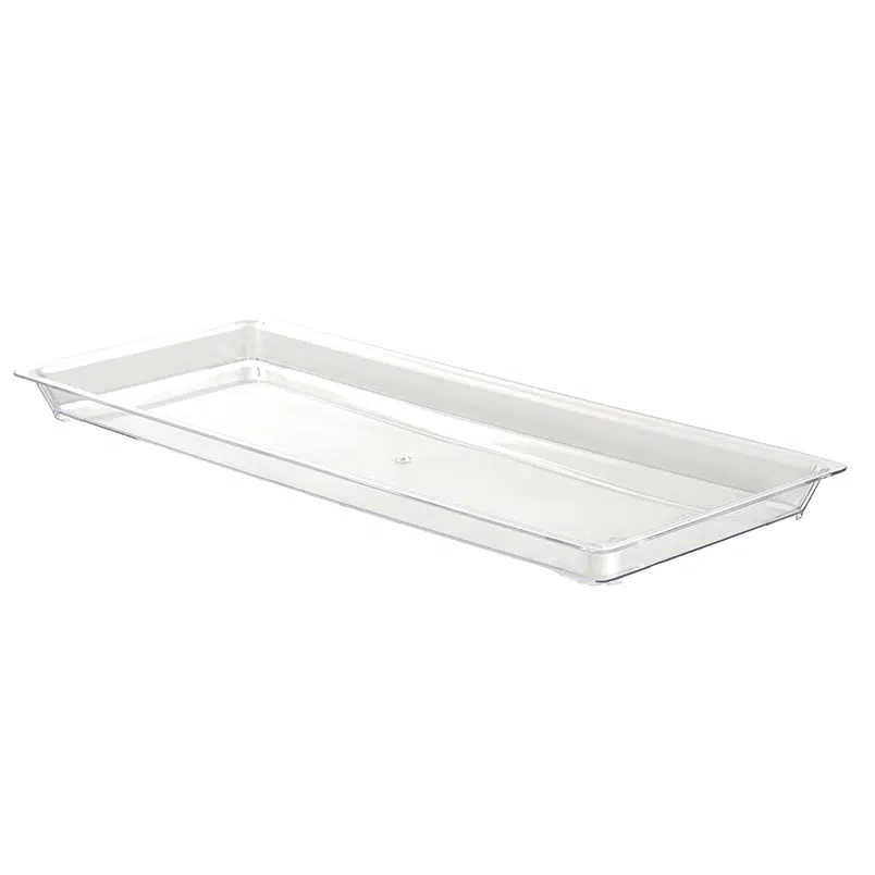 Plateau mignardise réutilisable cristal 350 x 137 x 20 mm par 2