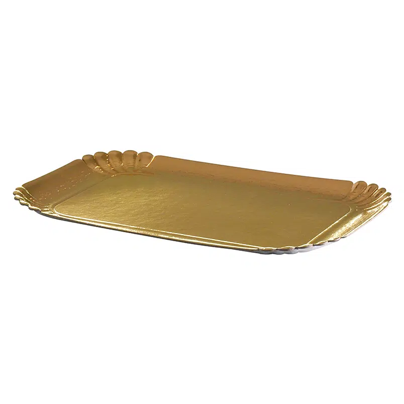 Plateau traiteur or 19 x 28 cm par 25
