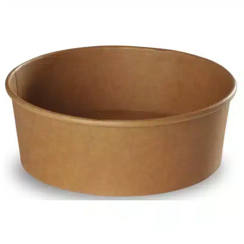 50 pots ronds kraft 960 ml