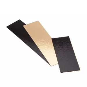 semelles or/noir 40x10 cm