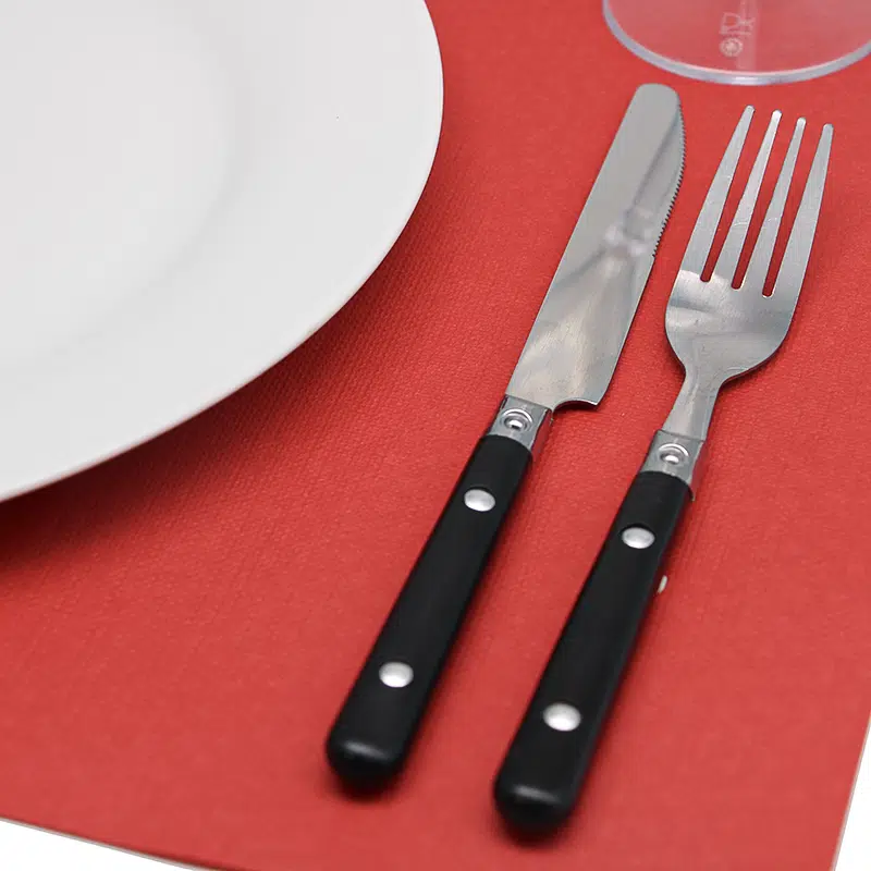 Set de table papier rouge 30 x 40 cm par 1000