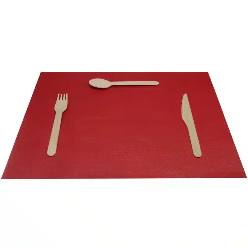 1000 Tischsets rotes Papier 30 x 40 cm