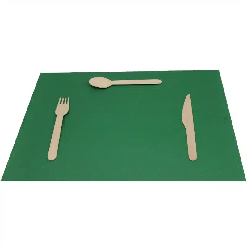 1000 dark green paper placemats 30 x 40 cm