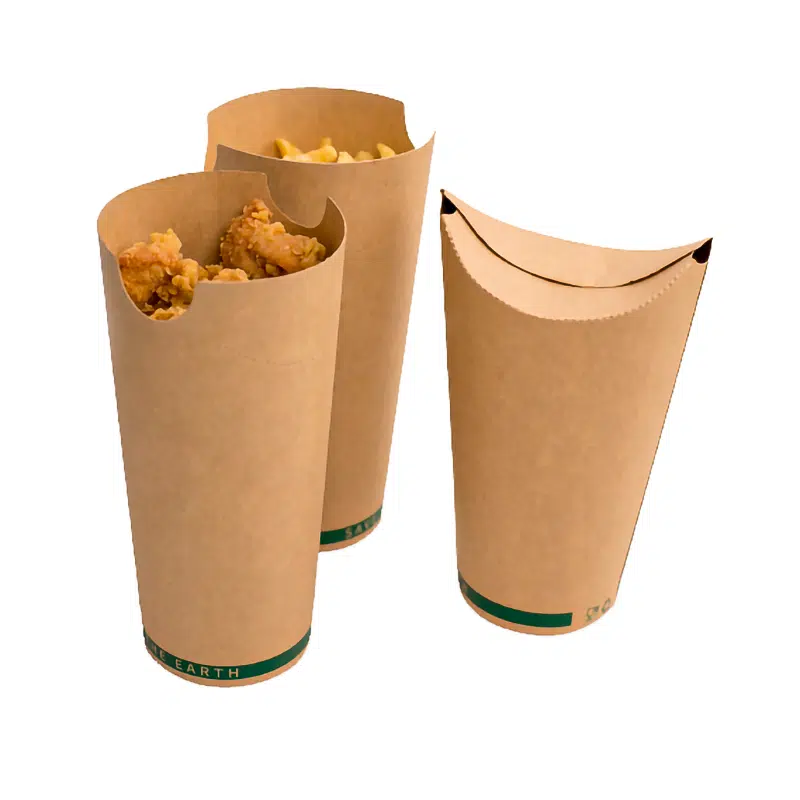 Cornet de frites / whizz carton 160 x 60 mm par 50